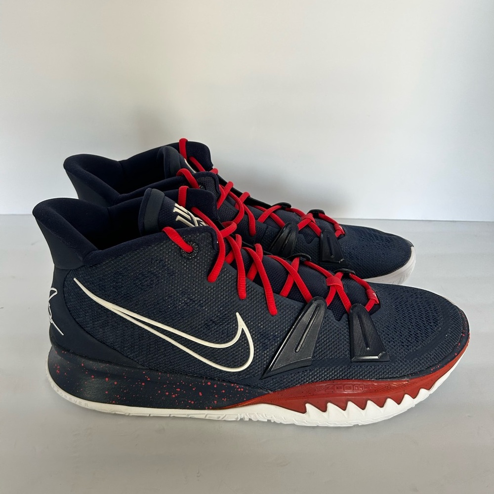 NEW Nike Kyrie 7 Navy, White & Red U of Arizona official basketball shoe!